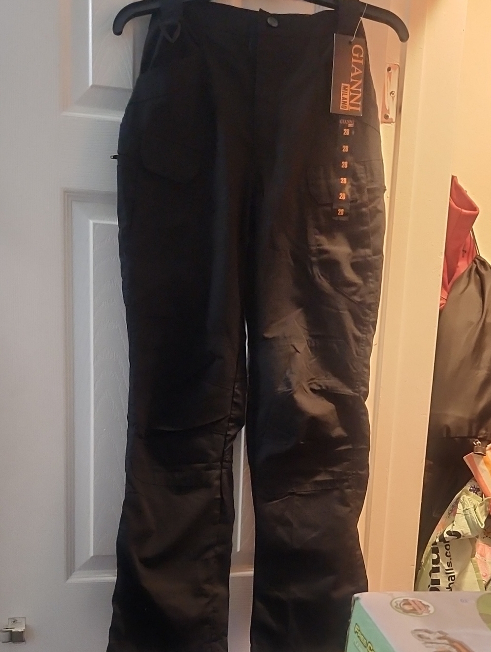 Ganni Black Men's Cargo Pants